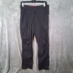 Wrangler All terrain Cargo Utility Pants Mens 32x30 Inseam 29 Black Straight Leg